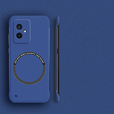 Custodia Plastica Rigida Senza Cornice Cover Opaca con Mag-Safe Magnetic per Huawei Honor 100 5G Blu