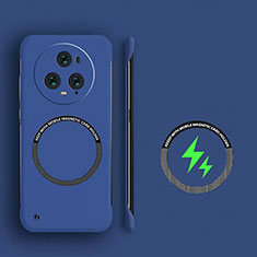 Custodia Plastica Rigida Senza Cornice Cover Opaca con Mag-Safe Magnetic per Huawei Honor Magic5 Pro 5G Blu