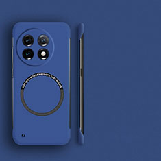 Custodia Plastica Rigida Senza Cornice Cover Opaca con Mag-Safe Magnetic per OnePlus 11 5G Blu