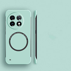Custodia Plastica Rigida Senza Cornice Cover Opaca con Mag-Safe Magnetic per OnePlus 11R 5G Verde Pastello