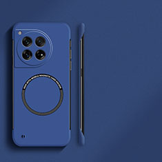 Custodia Plastica Rigida Senza Cornice Cover Opaca con Mag-Safe Magnetic per OnePlus 12R 5G Blu