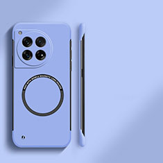 Custodia Plastica Rigida Senza Cornice Cover Opaca con Mag-Safe Magnetic per OnePlus 12R 5G Cielo Blu