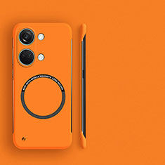 Custodia Plastica Rigida Senza Cornice Cover Opaca con Mag-Safe Magnetic per OnePlus Ace 2V 5G Arancione