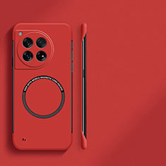 Custodia Plastica Rigida Senza Cornice Cover Opaca con Mag-Safe Magnetic per OnePlus Ace 3 5G Rosso