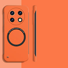 Custodia Plastica Rigida Senza Cornice Cover Opaca con Mag-Safe Magnetic per Oppo A2 Pro 5G Arancione