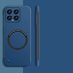 Custodia Plastica Rigida Senza Cornice Cover Opaca con Mag-Safe Magnetic per Xiaomi Mi 14 Pro 5G Blu