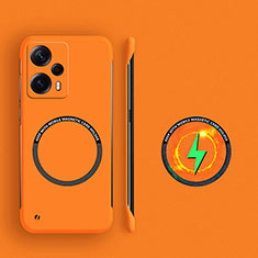 Custodia Plastica Rigida Senza Cornice Cover Opaca con Mag-Safe Magnetic per Xiaomi Poco F5 5G Arancione