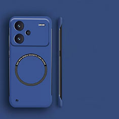 Custodia Plastica Rigida Senza Cornice Cover Opaca con Mag-Safe Magnetic per Xiaomi Redmi Note 13 Pro+ Plus 5G Blu