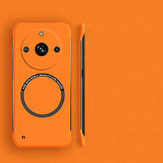 Custodia Plastica Rigida Senza Cornice Cover Opaca con Mag-Safe Magnetic S02 per Realme 11 Pro 5G Arancione