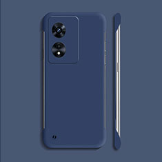 Custodia Plastica Rigida Senza Cornice Cover Opaca P01 per Huawei Honor X5 Plus Blu