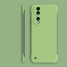 Custodia Plastica Rigida Senza Cornice Cover Opaca P01 per Huawei Honor X7b Verde Pastello