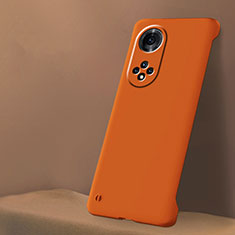 Custodia Plastica Rigida Senza Cornice Cover Opaca P01 per Huawei Nova 9 Arancione