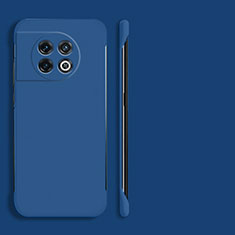Custodia Plastica Rigida Senza Cornice Cover Opaca P01 per OnePlus 11R 5G Blu