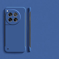 Custodia Plastica Rigida Senza Cornice Cover Opaca P01 per OnePlus 12 5G Blu