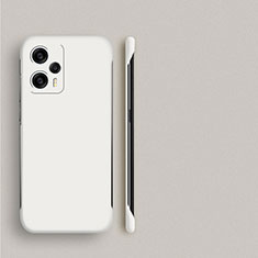 Custodia Plastica Rigida Senza Cornice Cover Opaca P01 per Xiaomi Poco F5 5G Bianco