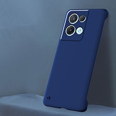 Custodia Plastica Rigida Senza Cornice Cover Opaca P01 per Xiaomi Redmi Note 13 5G Blu