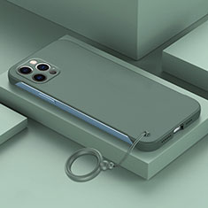 Custodia Plastica Rigida Senza Cornice Cover Opaca per Apple iPhone 14 Pro Max Verde