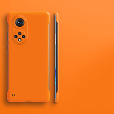 Custodia Plastica Rigida Senza Cornice Cover Opaca per Huawei Honor 50 5G Arancione