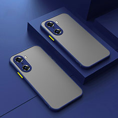 Custodia Plastica Rigida Senza Cornice Cover Opaca per Huawei Honor 60 5G Blu