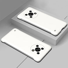 Custodia Plastica Rigida Senza Cornice Cover Opaca per Huawei Honor Magic4 Lite 5G Bianco