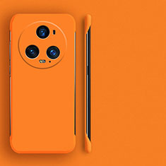 Custodia Plastica Rigida Senza Cornice Cover Opaca per Huawei Honor Magic5 Pro 5G Arancione