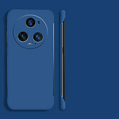 Custodia Plastica Rigida Senza Cornice Cover Opaca per Huawei Honor Magic5 Pro 5G Blu