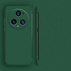 Custodia Plastica Rigida Senza Cornice Cover Opaca per Huawei Honor Magic5 Pro 5G Verde Notte