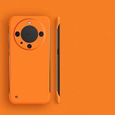 Custodia Plastica Rigida Senza Cornice Cover Opaca per Huawei Mate 60 Arancione