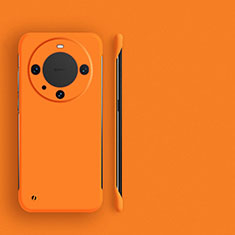 Custodia Plastica Rigida Senza Cornice Cover Opaca per Huawei Mate 60 Pro Arancione