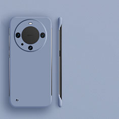 Custodia Plastica Rigida Senza Cornice Cover Opaca per Huawei Mate 60 Pro Grigio Lavanda