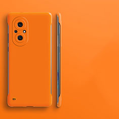 Custodia Plastica Rigida Senza Cornice Cover Opaca per Huawei Nova 9 SE Arancione