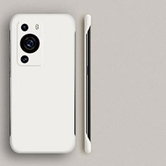 Custodia Plastica Rigida Senza Cornice Cover Opaca per Huawei P60 Bianco