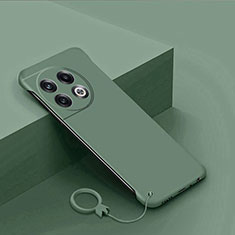 Custodia Plastica Rigida Senza Cornice Cover Opaca per OnePlus 11 5G Verde