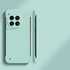 Custodia Plastica Rigida Senza Cornice Cover Opaca per OnePlus 12 5G Azzurro