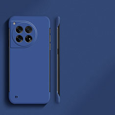 Custodia Plastica Rigida Senza Cornice Cover Opaca per OnePlus 12 5G Blu