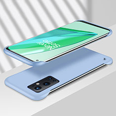 Custodia Plastica Rigida Senza Cornice Cover Opaca per OnePlus 9 Pro 5G Cielo Blu