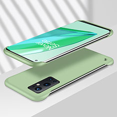 Custodia Plastica Rigida Senza Cornice Cover Opaca per OnePlus 9 Pro 5G Verde