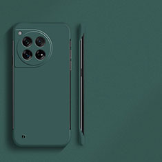 Custodia Plastica Rigida Senza Cornice Cover Opaca per OnePlus Ace 3 5G Verde Notte