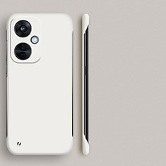 Custodia Plastica Rigida Senza Cornice Cover Opaca per OnePlus Nord CE 3 5G Bianco