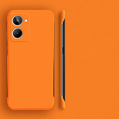 Custodia Plastica Rigida Senza Cornice Cover Opaca per Realme 10 Pro 5G Arancione
