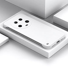 Custodia Plastica Rigida Senza Cornice Cover Opaca per Xiaomi Mi 13 Ultra 5G Bianco