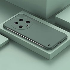 Custodia Plastica Rigida Senza Cornice Cover Opaca per Xiaomi Mi 13 Ultra 5G Verde