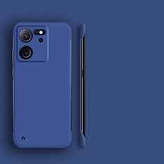 Custodia Plastica Rigida Senza Cornice Cover Opaca per Xiaomi Mi 13T 5G Blu