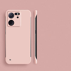 Custodia Plastica Rigida Senza Cornice Cover Opaca per Xiaomi Mi 13T 5G Oro Rosa