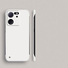 Custodia Plastica Rigida Senza Cornice Cover Opaca per Xiaomi Mi 13T Pro 5G Bianco