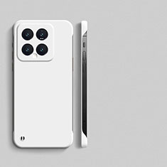 Custodia Plastica Rigida Senza Cornice Cover Opaca per Xiaomi Mi 14 5G Bianco