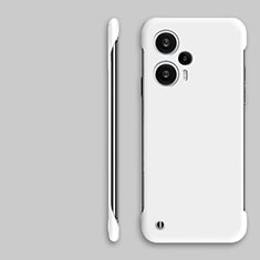 Custodia Plastica Rigida Senza Cornice Cover Opaca per Xiaomi Poco F5 5G Bianco