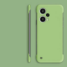 Custodia Plastica Rigida Senza Cornice Cover Opaca per Xiaomi Poco F5 5G Verde Pastello