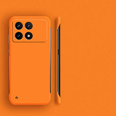 Custodia Plastica Rigida Senza Cornice Cover Opaca per Xiaomi Redmi K70 5G Arancione