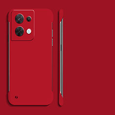 Custodia Plastica Rigida Senza Cornice Cover Opaca per Xiaomi Redmi Note 13 5G Rosso
